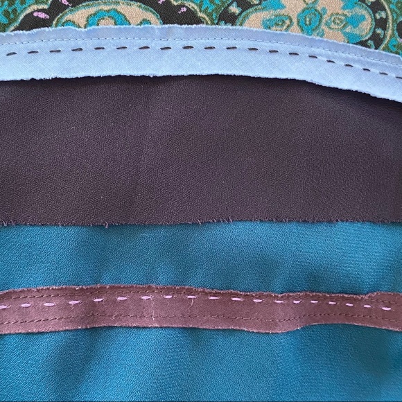 {Anthro} One September 'Azul Palms Cayman' Tank Oversized XS - Picture 7 of 11